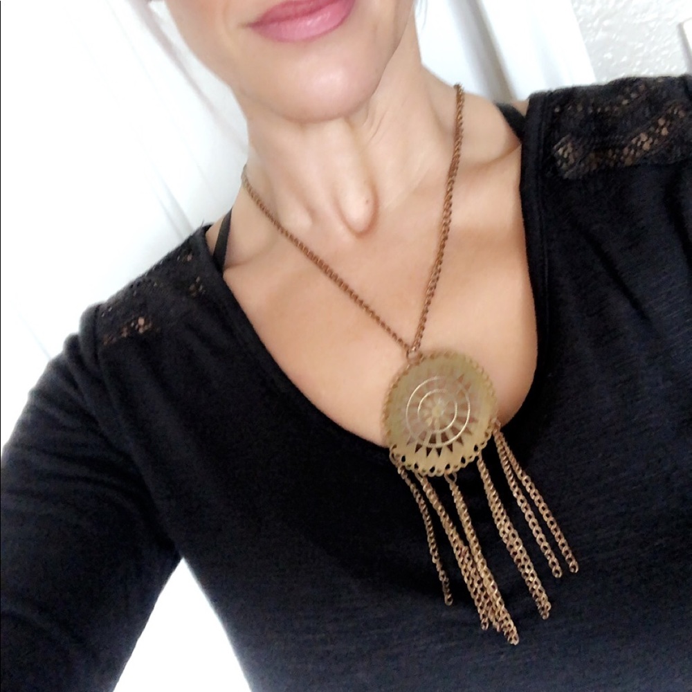 BOHO Antique gold/bronze necklace